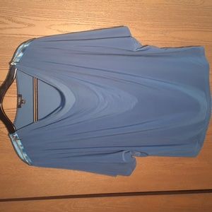 ELEMENTZ womens vintage stretchy  sexy top with gold zipper design size …